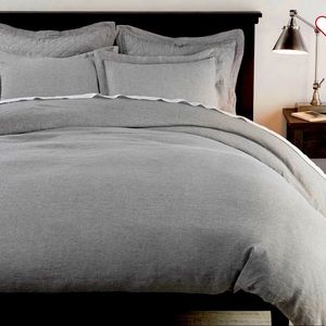 PotteryBarn Belgian Flax Duvet King
